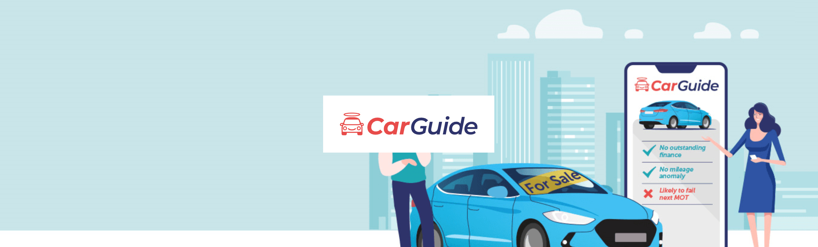 Banner with logo for Car Guide