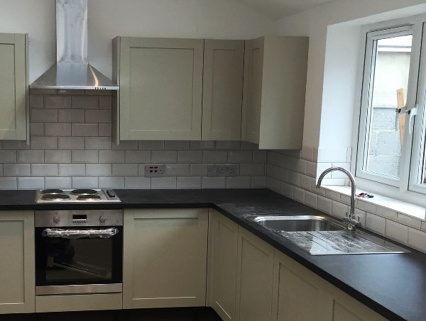 Example of a renovated kitchen from MG Property Services